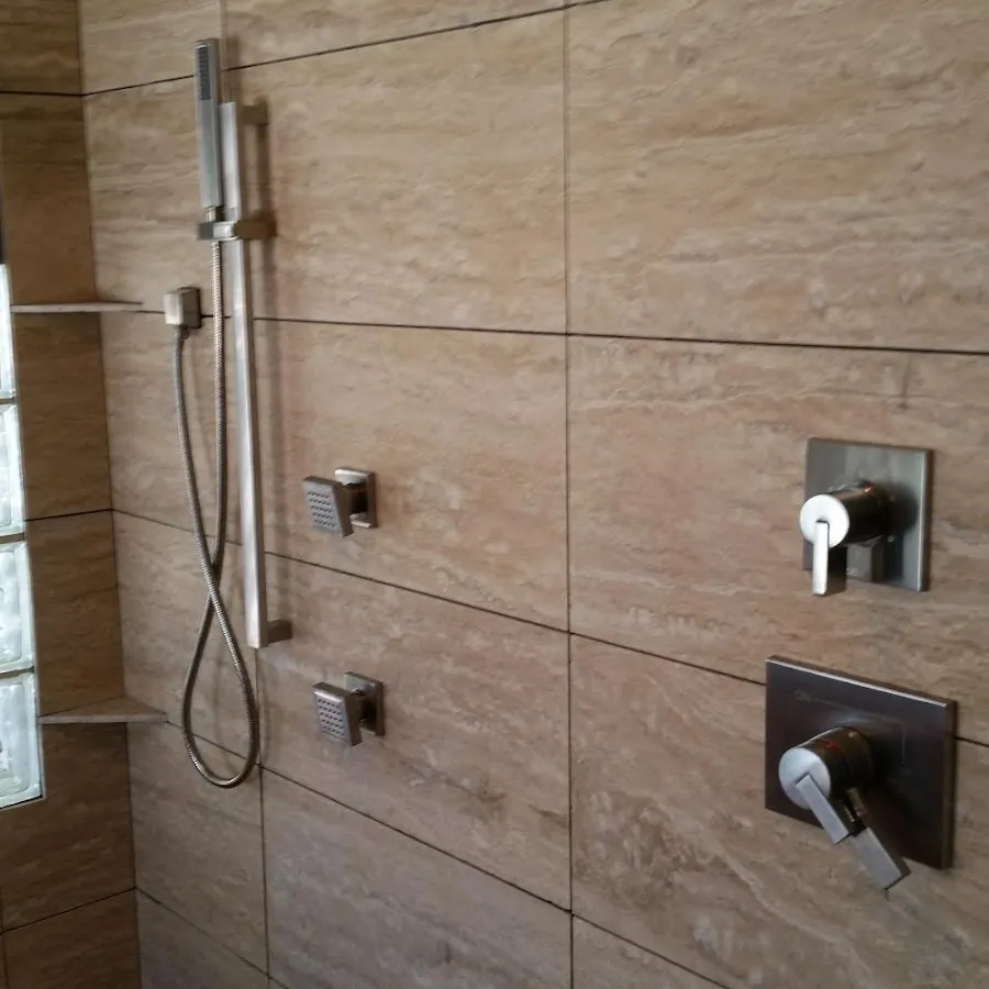 Shower fixture installation for Frozen Pipe Repair in Canton